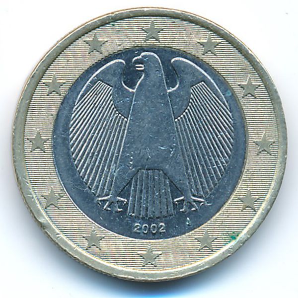 Германия, 1 евро (2002 г.)