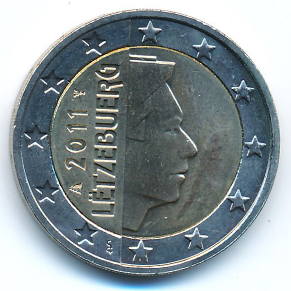 Люксембург, 2 евро (2011 г.)