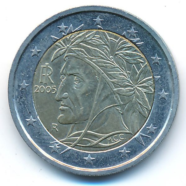 Италия, 2 евро (2005 г.)