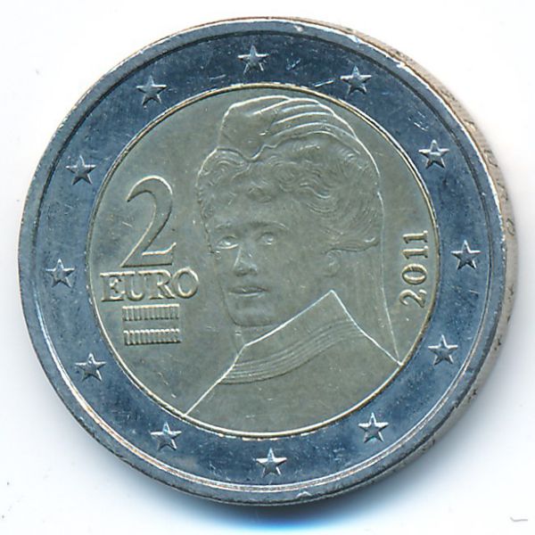 Австрия, 2 евро (2011 г.)