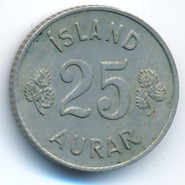 Исландия, 25 эйре (1959 г.)
