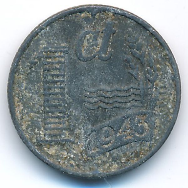 Нидерланды, 1 цент (1943 г.)