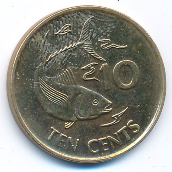 Сейшелы, 10 центов (2012 г.)