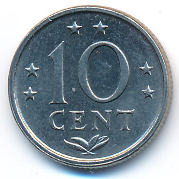 Антильские острова, 10 центов (1978 г.)