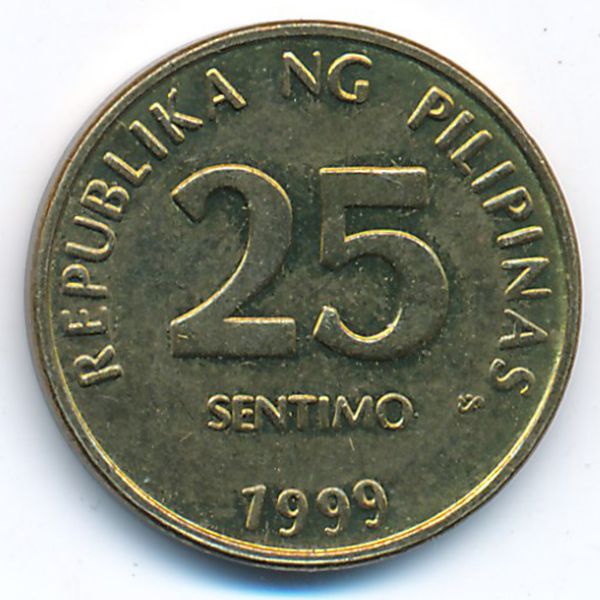 Филиппины, 25 сентимо (1999 г.)