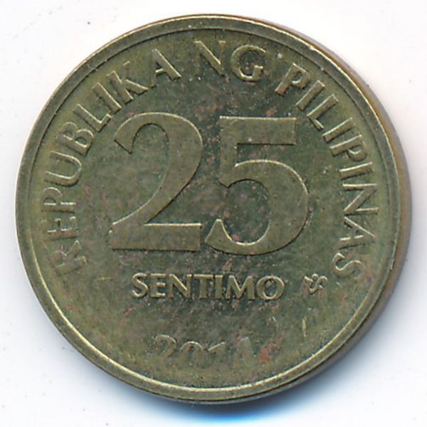 Филиппины, 25 сентимо (2014 г.)