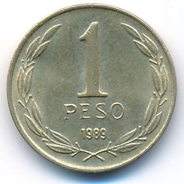 Чили, 1 песо (1989 г.)