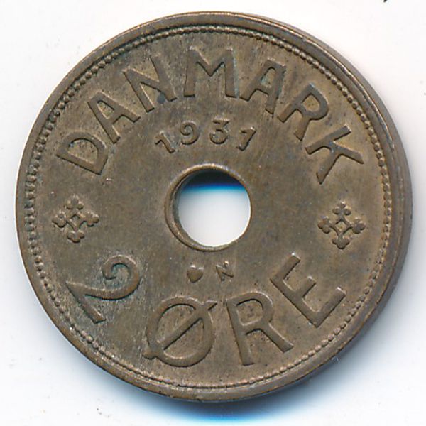Дания, 2 эре (1931 г.)