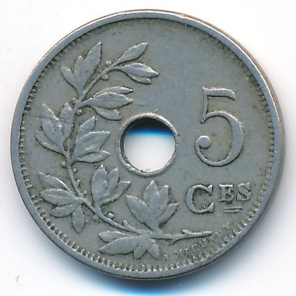 Бельгия, 5 сентим (1910 г.)