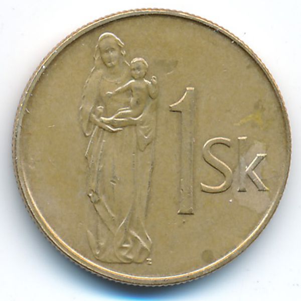 Словакия, 1 крона (1994 г.)