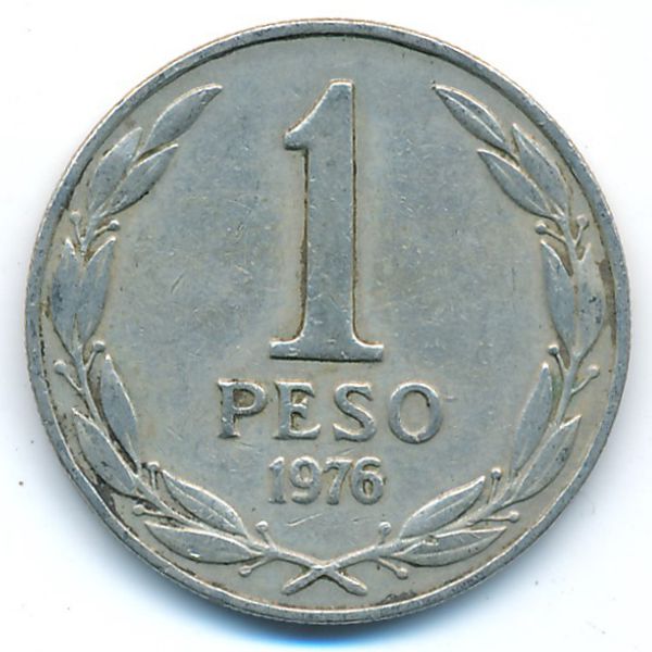 Чили, 1 песо (1976 г.)