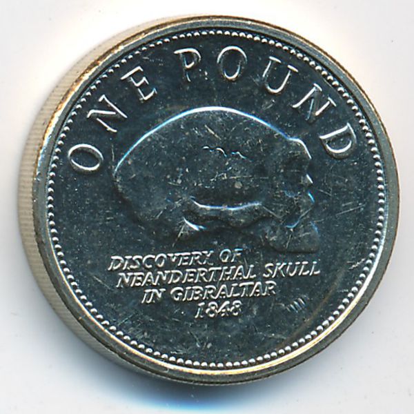 Гибралтар, 1 фунт (2009 г.)