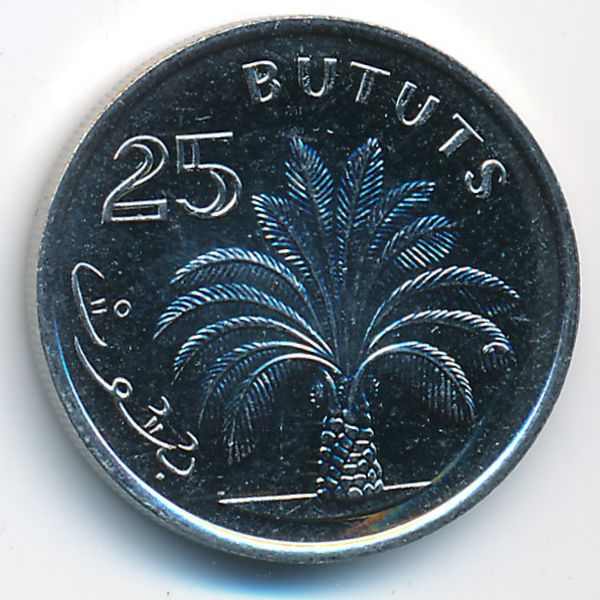 Гамбия, 25 бутут (1998 г.)