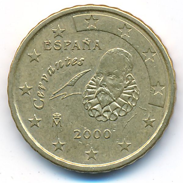 Испания, 10 евроцентов (2000 г.)