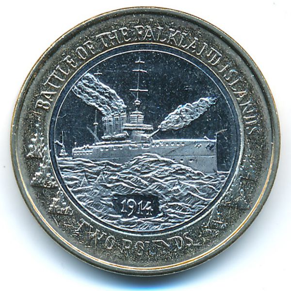 Фолклендские острова, 2 фунта (2014 г.)