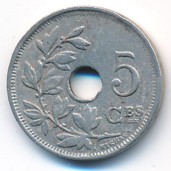 Бельгия, 5 сентим (1925 г.)