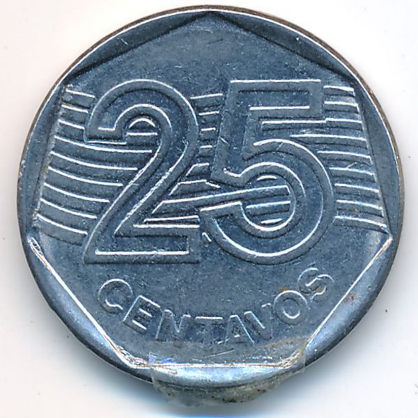 Бразилия, 25 сентаво (1994 г.)