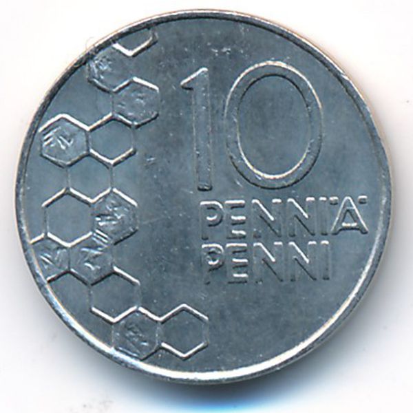 Финляндия, 10 пенни (1992 г.)