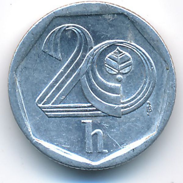 Чехия, 20 гелеров (1998 г.)