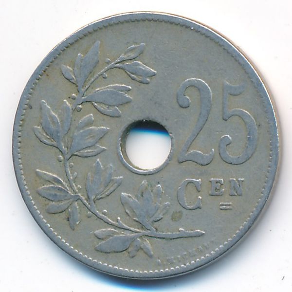 Бельгия, 25 сентим (1921 г.)