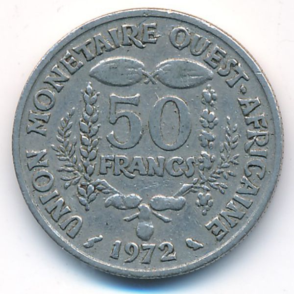 Западная Африка, 50 франков (1972 г.)