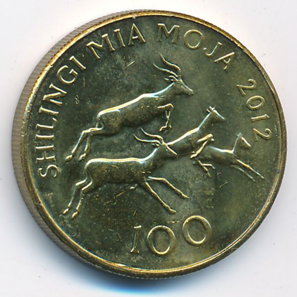 Танзания, 100 шиллингов (2012 г.)