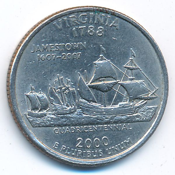 США, 1/4 доллара (2000 г.)