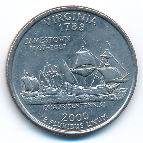 США, 1/4 доллара (2000 г.)