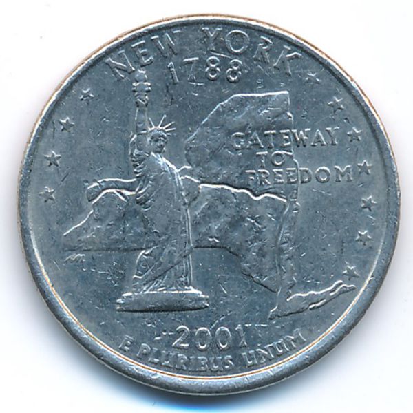 США, 1/4 доллара (2001 г.)