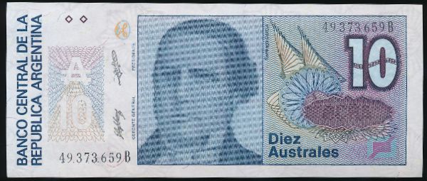 Аргентина, 10 аустралей
