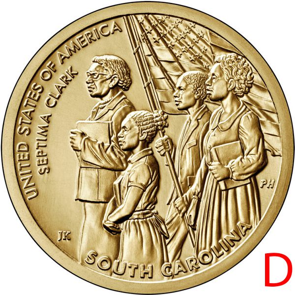 США, 1 доллар (2020 г.)