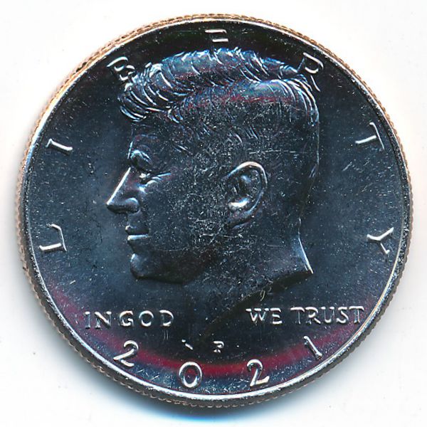 США, 1/2 доллара (2021 г.)