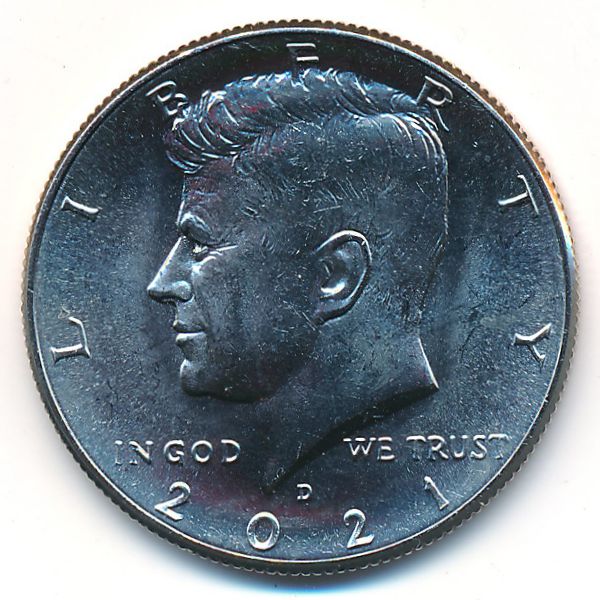США, 1/2 доллара (2021 г.)