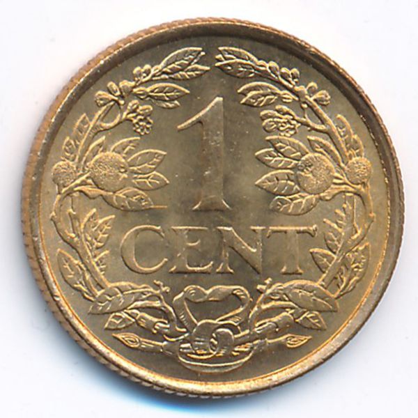 Антильские острова, 1 цент (1963 г.)