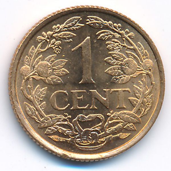 Антильские острова, 1 цент (1963 г.)