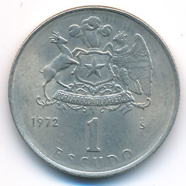 Чили, 1 эскудо (1972 г.)