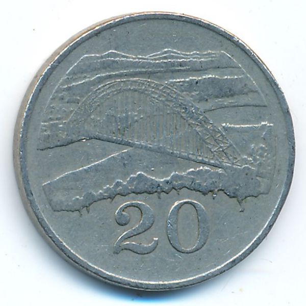 Зимбабве, 20 центов (1980 г.)