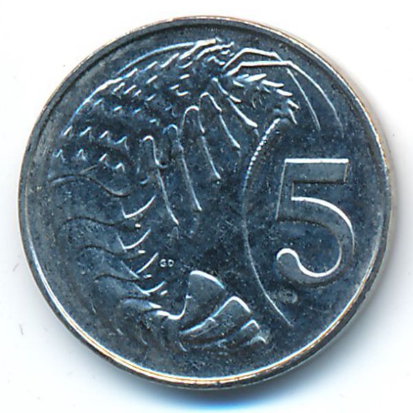 Каймановы острова, 5 центов (2005 г.)