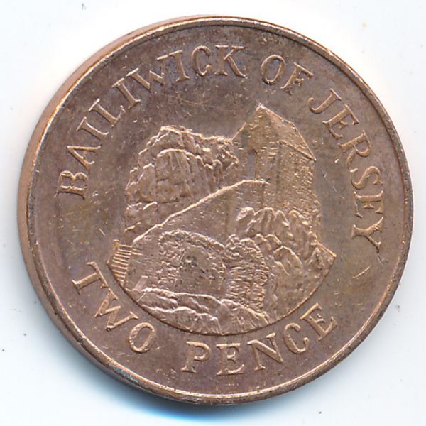 Джерси, 2 пенса (1998 г.)