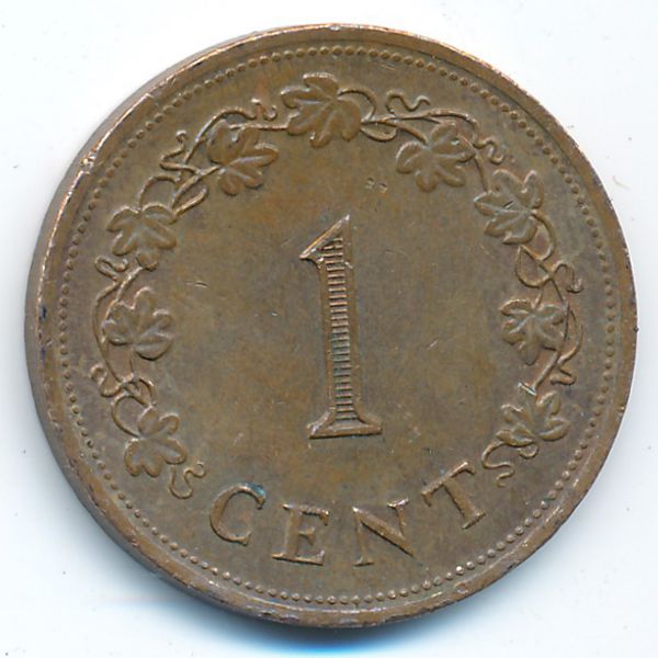 Мальта, 1 цент (1977 г.)