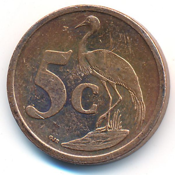 ЮАР, 5 центов (2008 г.)
