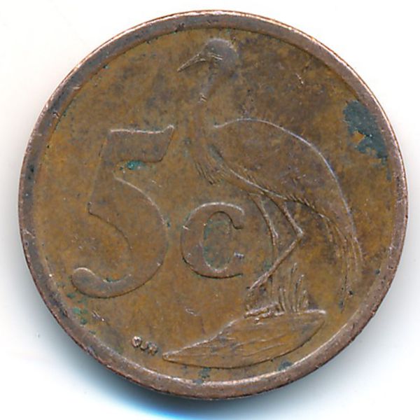 ЮАР, 5 центов (2008 г.)