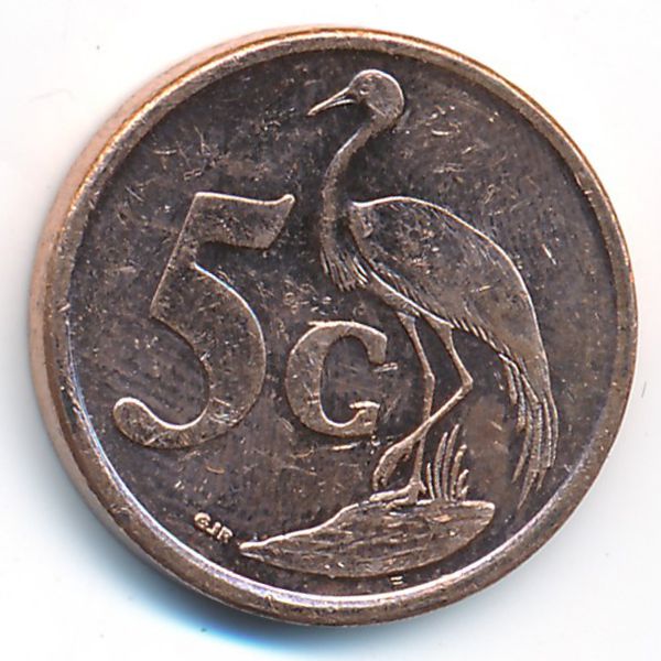 ЮАР, 5 центов (2008 г.)