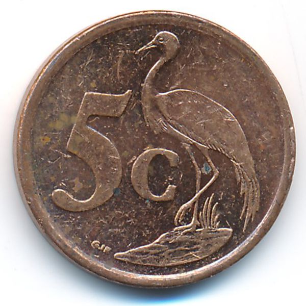 ЮАР, 5 центов (2008 г.)