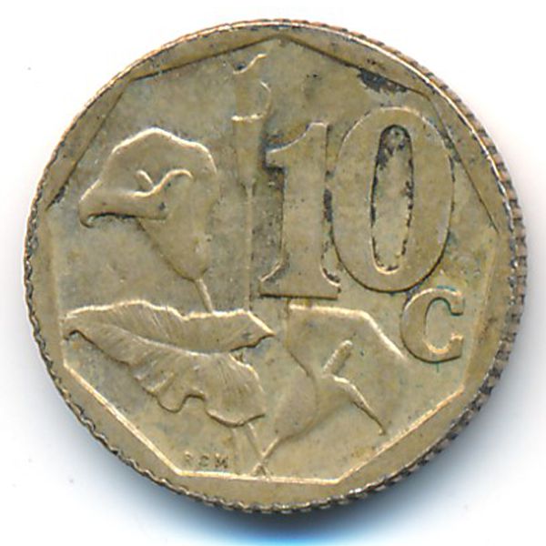 ЮАР, 10 центов (1998 г.)