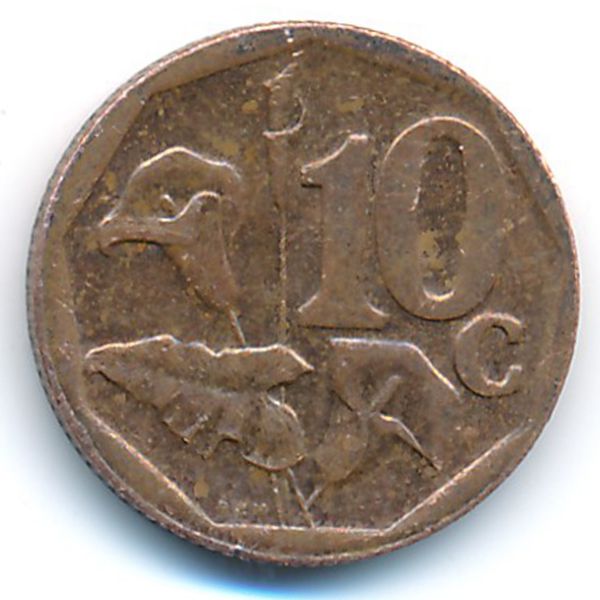 ЮАР, 10 центов (2012 г.)