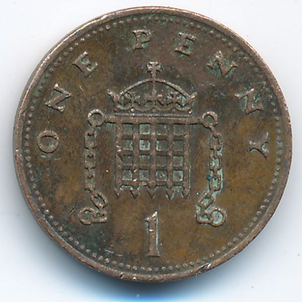 Великобритания, 1 пенни (1989 г.)