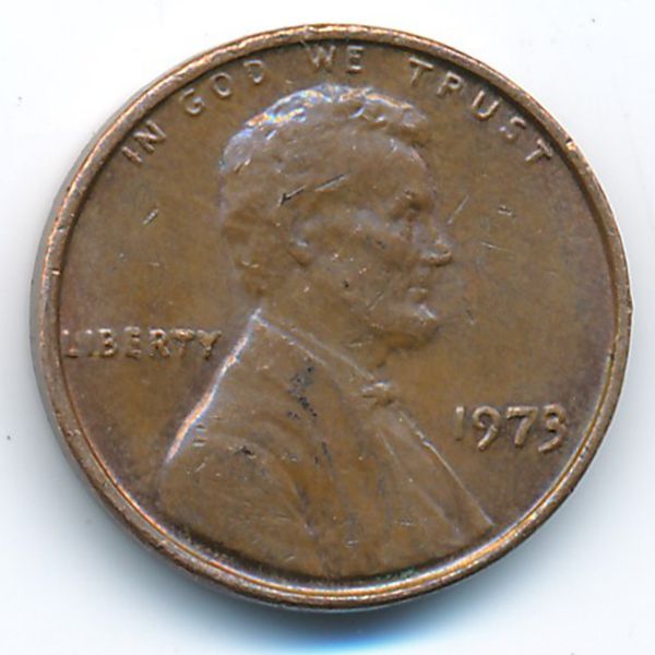 США, 1 цент (1973 г.)