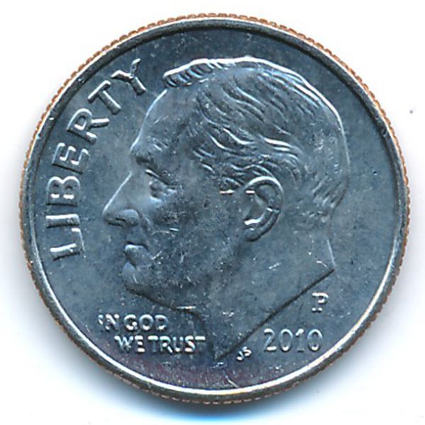 США, 1 дайм (2010 г.)