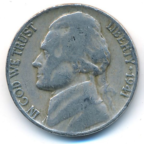 США, 5 центов (1941 г.)